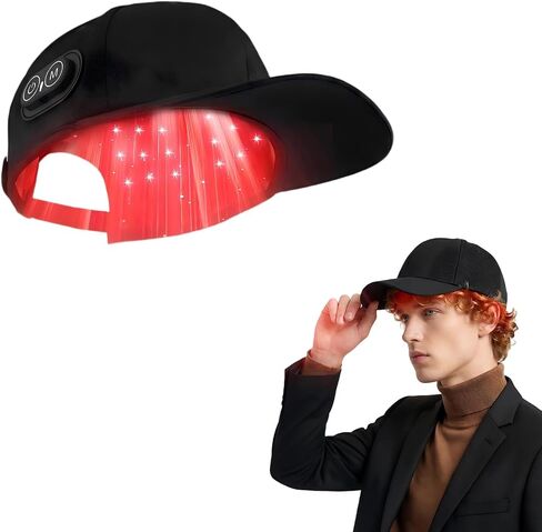 Wireless Rechargeable Red Light Therapy for Hair Growth – FDA Cleared Laser Cap for Hair Regrowth. Treats Hair Loss, Thinning & Alopecia for Men & Women in Saudi Arabia