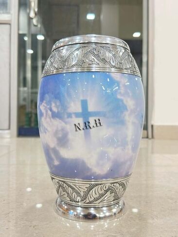 Heavenly Cross Cremation Urns for Adults for Funeral Burial or Home Dad and Cremation Urns for Human Ashes XL Large & Small in Saudi Arabia
