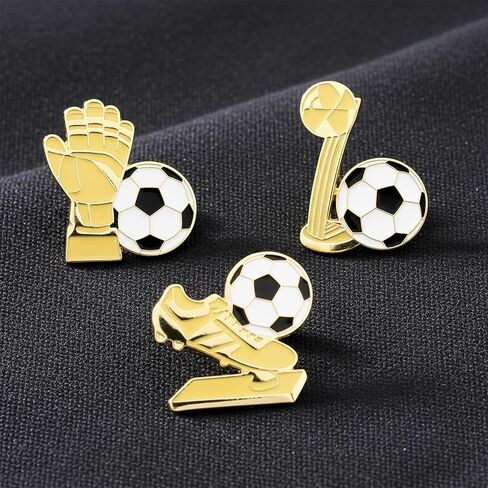 Set of 3 World Cup Soccer Pins 2026 Football pin Fan Lapel Badges for Men Collectible Pins for Bags Backpacks Hats Jackets Sport Trading Accessories Gifts for World Cup Soccer Enthusiasts in Saudi Arabia