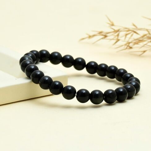 Healing Crystal Bracelet for Women & Men | 7mm Natural Stone Beaded Bracelet | Energy Balancing Gemstone Jewelry Gift for Positivity, Luck & Protection | Stretchable Bracelet in Kuwait