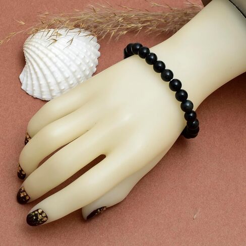 Healing Crystal Bracelet for Women & Men | 7mm Natural Stone Beaded Bracelet | Energy Balancing Gemstone Jewelry Gift for Positivity, Luck & Protection | Stretchable Bracelet in Kuwait
