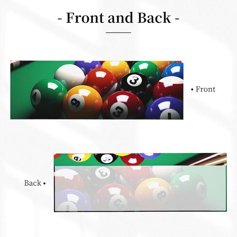 Billiards Curtain Valance for Windows, Rod Pocket Drape Valences Window Treatments 1 Panel Blackout Short Curtains for Kitchen Bathroom Bedroom Home Decor 54x18 Inch in Saudi Arabia