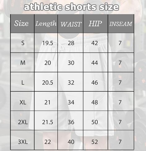 7" Mens Workout Shorts 2 Pack, Quick Dry Athletic Shorts for Men with Zipper Pockets, Running Shorts Gym Basketball in Saudi Arabia