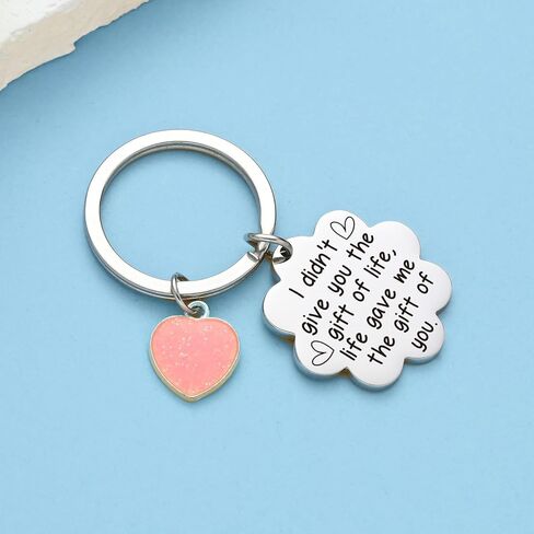 Adoption Day Gifts Form Step Mom DIL Birthday Keychain For Stepson Keychain DIL Gifts in Saudi Arabia
