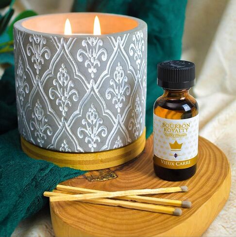 Bourbon Royalty Fragrance Oil, Glass Bottle with Screw Top Cap, 1 Fluid Ounce, with Essential Oils for Your Wax Warmer, Diffusers, or Sachets, Scent Queen of Bourbon in Saudi Arabia