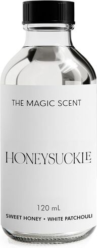 The Magic Scent Honeysuckle Diffuser Oil - Hotel & Home Luxury Scents - Diffuser Oil Scents for Home Designed for Use in All Diffusers - 4 fl oz, 120 mL in Saudi Arabia