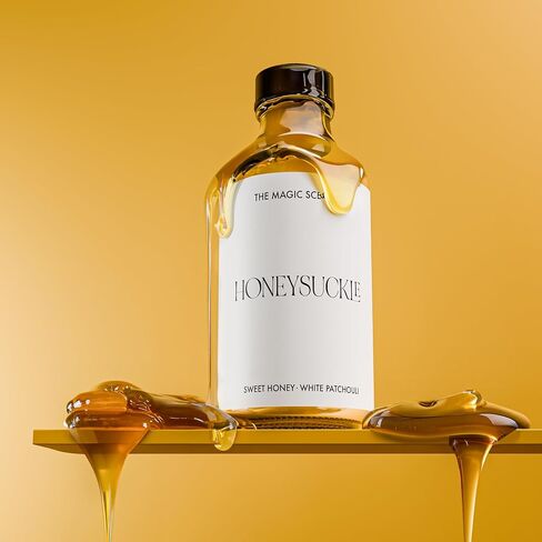 The Magic Scent Honeysuckle Diffuser Oil - Hotel & Home Luxury Scents - Diffuser Oil Scents for Home Designed for Use in All Diffusers - 4 fl oz, 120 mL in Saudi Arabia