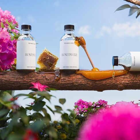 The Magic Scent Honeysuckle Diffuser Oil - Hotel & Home Luxury Scents - Diffuser Oil Scents for Home Designed for Use in All Diffusers - 4 fl oz, 120 mL in Saudi Arabia