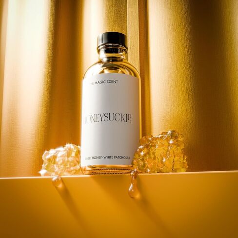 The Magic Scent Honeysuckle Diffuser Oil - Hotel & Home Luxury Scents - Diffuser Oil Scents for Home Designed for Use in All Diffusers - 4 fl oz, 120 mL in Saudi Arabia