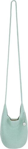 The Sak 121 Small Crossbody in Crochet, Single Crochet Strap, Aqua in Kuwait