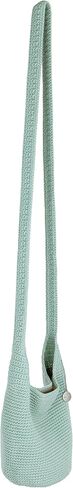 The Sak 121 Small Crossbody in Crochet, Single Crochet Strap, Aqua in Kuwait