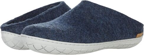 Glerups Wool Slip-On Rubber Outsole Denim/Grey Rubber EU 43 (US Men's 10, Women's 12) Medium in Saudi Arabia