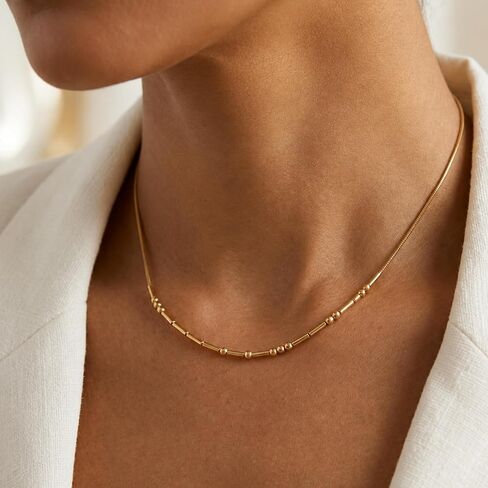 Personalized Morse Code Name Necklaces for Women | 925 Sterling Silver Hidden Secret Message | Mama Necklace for Women | Morse Code Jewelry in Kuwait
