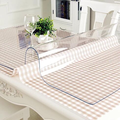 Plastic Eco-Friendly Carpet Runner for Hallway/Entrance,Crystal Clear Vinyl Roll Carpet Cover for Low Pile Rugs - 1m/3m/5m/7m Long(120x400cm/3.9x13.1ft) in Kuwait