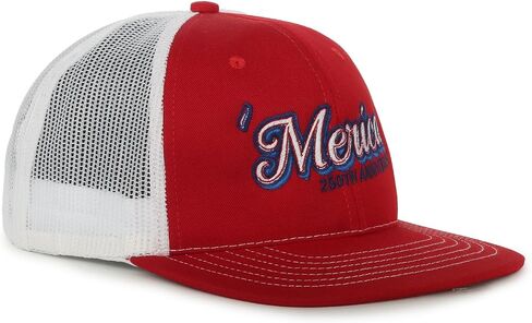 Made in USA Trucker Hat – America Baseball Cap, Snapback Mesh Hat for Men, 250th Anniversary in Kuwait