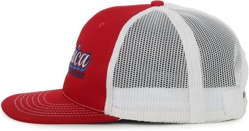 Made in USA Trucker Hat – America Baseball Cap, Snapback Mesh Hat for Men, 250th Anniversary in Kuwait