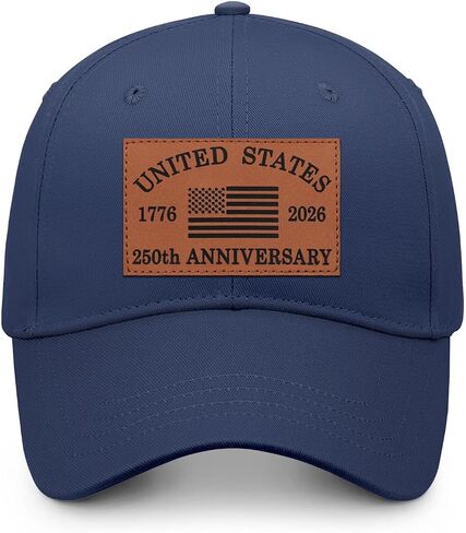 250 Anniversary USA Hat Baseball Cap for Men Women Leather Patch in Saudi Arabia