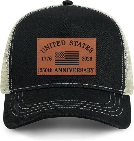 250 Anniversary USA Hat Baseball Cap for Men Women Leather Patch in Saudi Arabia