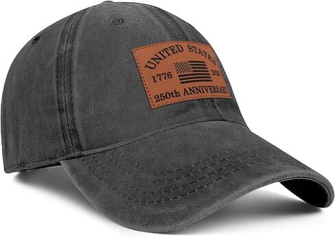 250 Anniversary USA Hat Baseball Cap for Men Women Leather Patch in Saudi Arabia