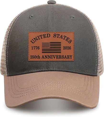 250 Anniversary USA Hat Baseball Cap for Men Women Leather Patch in Saudi Arabia