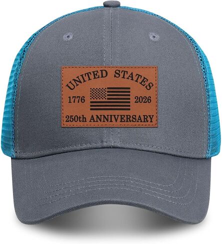 250 Anniversary USA Hat Baseball Cap for Men Women Leather Patch in Saudi Arabia