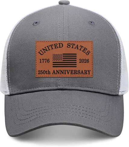 250 Anniversary USA Hat Baseball Cap for Men Women Leather Patch in Saudi Arabia
