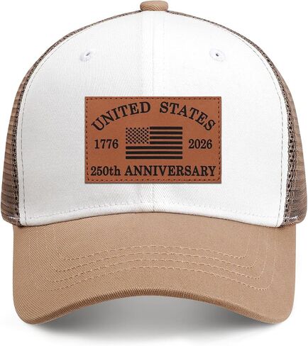 250 Anniversary USA Hat Baseball Cap for Men Women Leather Patch in Saudi Arabia