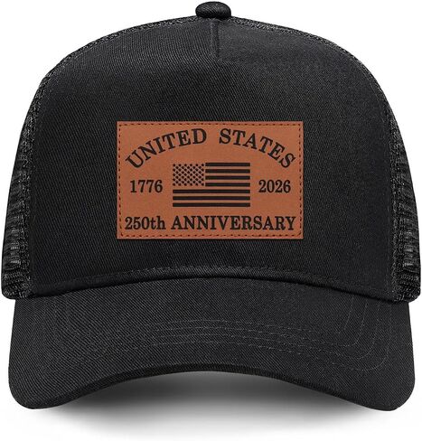 250 Anniversary USA Hat Baseball Cap for Men Women Leather Patch in Saudi Arabia