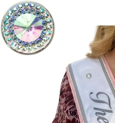 AB Queen Magnet Pageant Contestant Number Sash Fashion Accessory Brooch The Queen's Magnet in Saudi Arabia