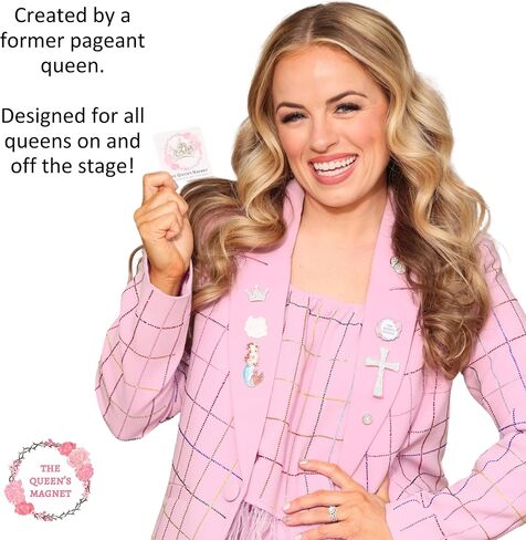 AB Queen Magnet Pageant Contestant Number Sash Fashion Accessory Brooch The Queen's Magnet in Saudi Arabia