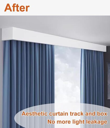 Aluminum Alloy Curtain Tracks,Premium White Aluminum Alloy Double Curtain Tracks with Silent Rollers - 5m (16.4ft) Wall/Ceiling Mount Curtain Rail System for Bedroom, Living Room & Smooth Op in Kuwait