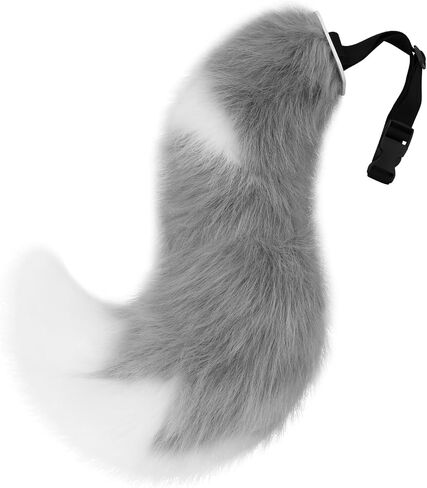 Faux Fur Animal Wolf Fox Tail Big for Halloween Costume Accessories in Saudi Arabia
