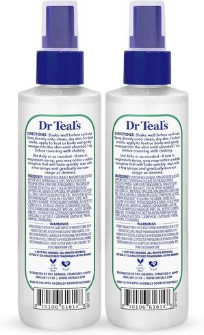 Dr Teal's Magnesium Eucalyptus Spray with Natural Dead Sea Salt, 8 fl oz (Pack of 2) in Kuwait
