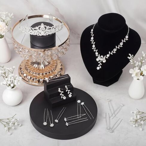 16 Pcs Tiaras and Crowns Jewelry Set for Women, Tiara Hair Pins Earrings Necklace, Crystal Bridal Jewelry Set for Wedding Birthday Costume Party Halloween Prom Pageant, Princess and Queen in Saudi Arabia