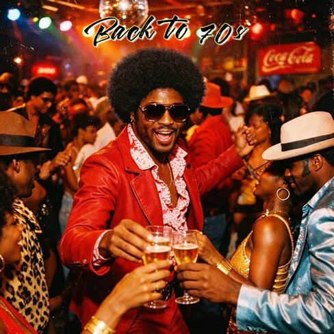 Men's Black Afro Wig, Short Curly Disco Costume in Saudi Arabia