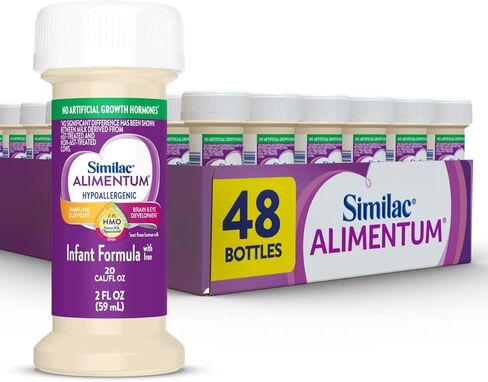 Similac Alimentum مع تركيبة الرضع المضادة للحساسية 2'-FL HMO، للحساسية الغذائية والمغص، مناسبة لحساسية اللاكتوز، تركيبة الأطفال الجاهزة للتغذية، 32 أونصة سائلة، عبوة من 6 قطع in Kuwait