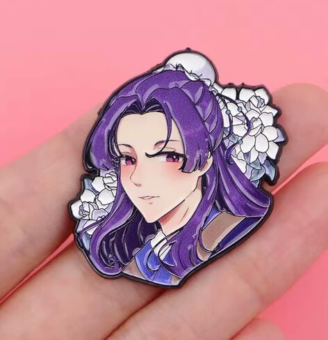 The Apothecary Diaries Maomao Mao Mao Jinshi Jin Shi Anime Manga 1.4" Enamel Pin Badge in Kuwait