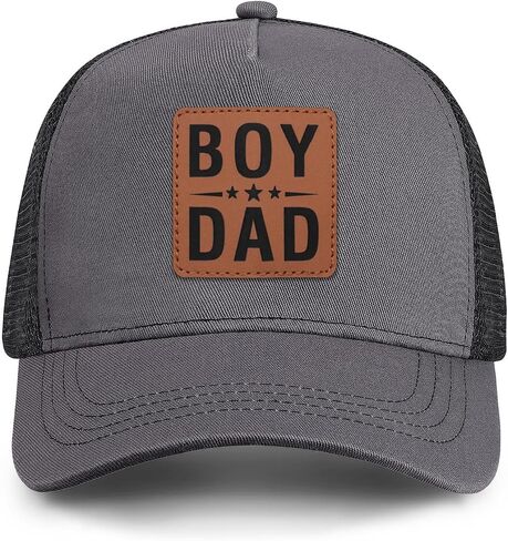 Dad Hat Leather Patch Birthday Christmas from Son Trucker Boy Dad Hat in Kuwait