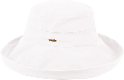 ANGELA & WILLIAM Women's Cotton Big Brim Hat with Inner Drawstring and UPF 50+ Rating in Saudi Arabia