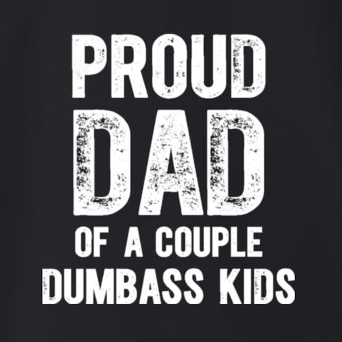 Proud Dad of a Couple Dumbass Kids Funny Fatherhood Humor Mens Tank Top in Kuwait
