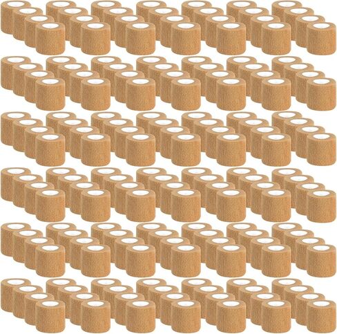 120 حزمة ملونة ذاتية اللصق ضمادة التفاف السائبة 2 بوصة × 5 ياردة ضمادة متماسكة، التفاف الطبيب البيطري تنفس مرنة ذاتية الالتصاق الشريط لتمتد الرياضية الرياضية المعصم الكاحل الكلاب الحيوانات الأليفة الطبيب البيطري التفاف in Kuwait