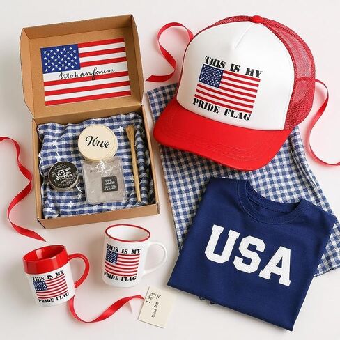 END THE WOKENESS This is My Pride Flag HAT – USA Edition Red in Saudi Arabia
