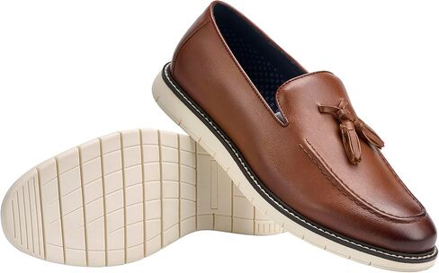 Temeshu Men's Tassel Slip On Loafers Casual Walking Dress Shoes in Saudi Arabia