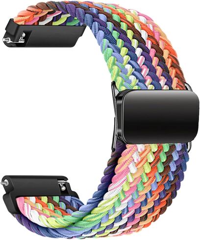 سوار ساعة Sundara 18 مم 19 مم 20 مم 22 مم مغناطيسي، متوافق مع Garmin/ID205L/Galaxy/Huawei//Coros للجنسين in Kuwait