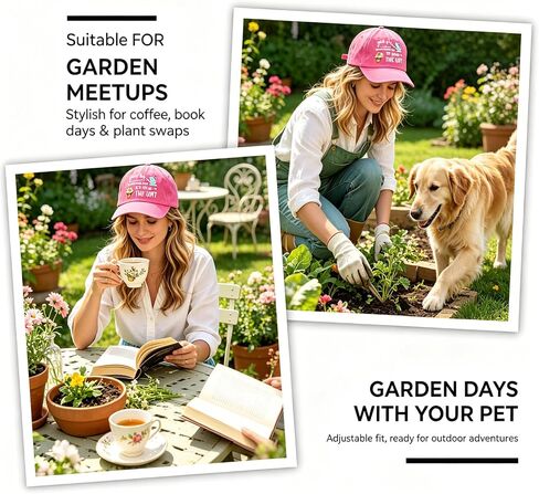 Gardening Hat for Women - Adjustable Cotton Garden Hat, Retirement Gifts for Mom Grandma, Gardening Essentials in Saudi Arabia