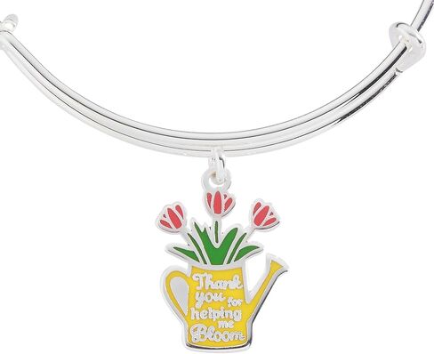 Alex and Ani شكرًا لك على مساعدتي في Bloom Bangle، النحاس الفضي اللامع in Kuwait