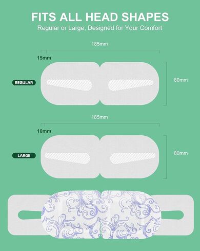 Heated Eye Mask Disposable 24 Pack, Large, 46+ Min Self Heating Steam Eye Mask for Dry Eyes Dark Circles Puffy for Sleep Travel Office, Warming Rest Eyes Mask Best Gifts for Women (Chamomile) in Saudi Arabia