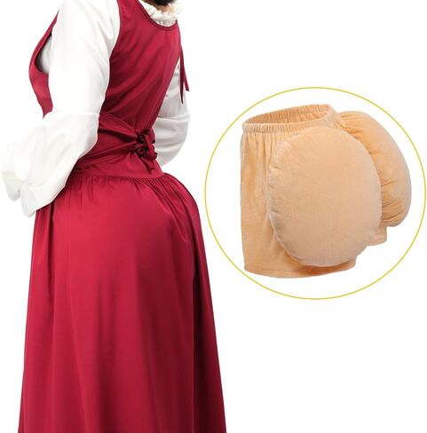 KUOIN Fake Booty Butt Cheeks, Granny Old Lady Costume for Women Cosplay Accessories in Saudi Arabia