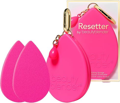 Beautyblender® | Blotterazzi® Original Reusable Makeup Blotting Sponge, Includes Mirrored Compact, Re-Texturize Makeup, Absorb Excess Oil and Shine in Kuwait