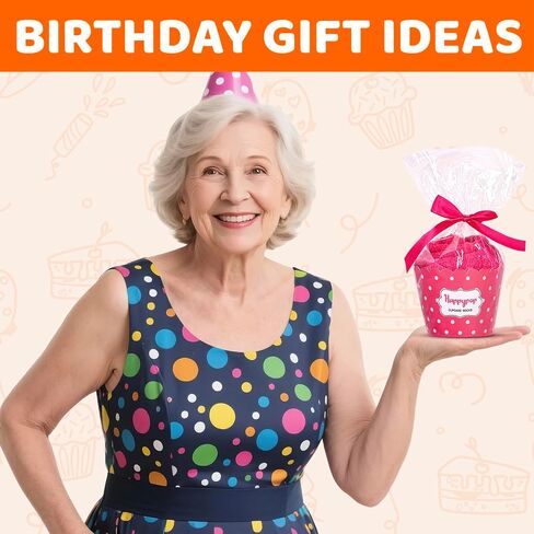 HAPPYPOP 55th Birthday Gifts - Socks for 55 Year Old Women, 55th Birthday Gift Ideas for Mom Grandmother in Saudi Arabia